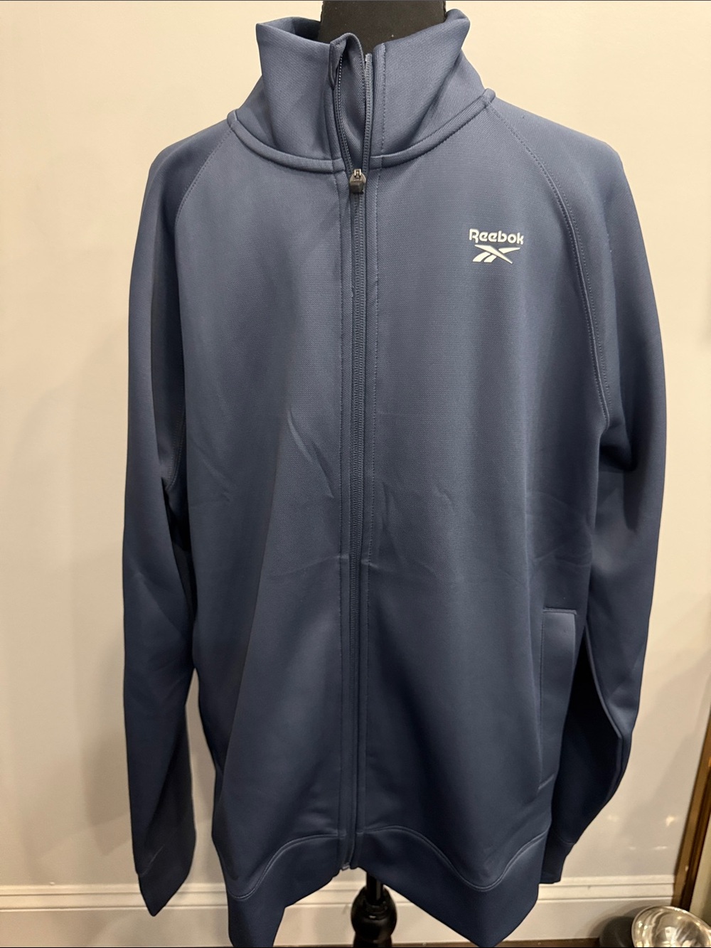 Reebok Men's Full-Zip Performance Jacket in Slate Blue